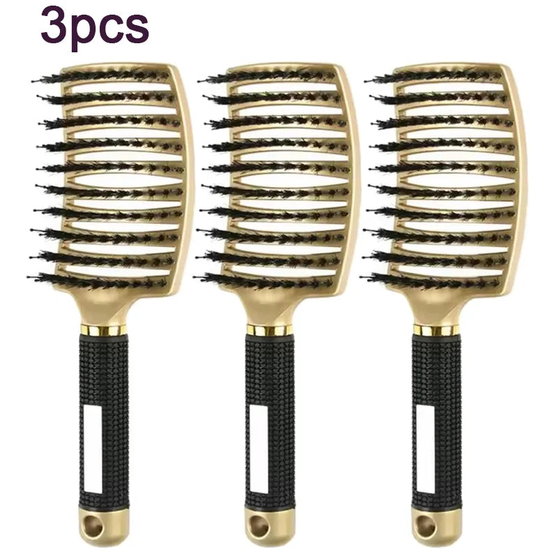 Double Dutch Detangler Brush - Purple Multi