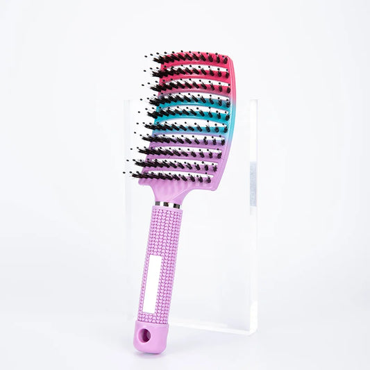 Double Dutch Detangler Brush - Purple Multi